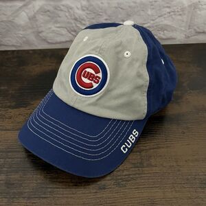 Chicago Cubs Strapback Hat Men’s Blue Two-Tone Embroidered MLB Baseball Cap